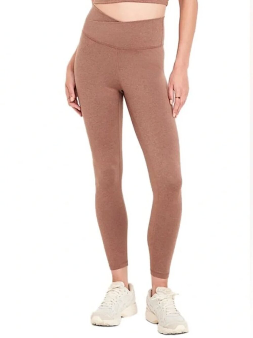 Old Navy Women’s Size Small Cloud Comfy Extra High‎ Rise Legging Warm Taupe 7/8